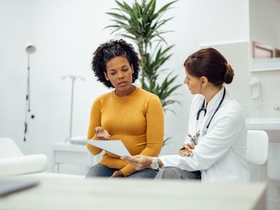 doctor talking to a patient