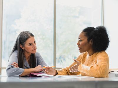 The student attempts to explain a problem she is having with an upcoming assignment.