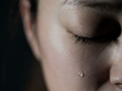 Crying young woman