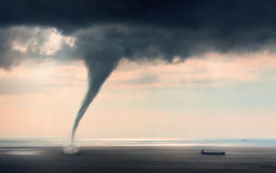 Tornado on the Sea