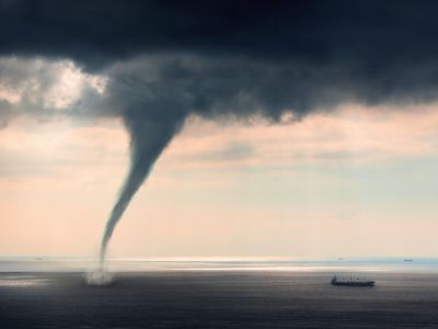 Tornado on the Sea