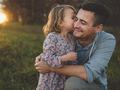 Father with his daughter