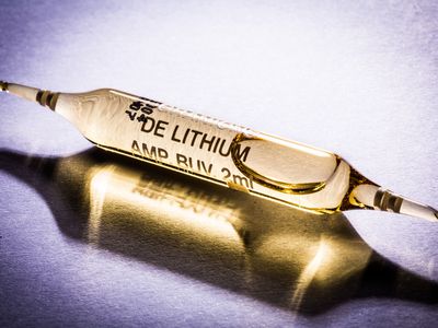 Lithium is a common prescription for mental health conditions