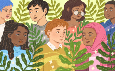 Illustration of people of different ethnic backgrounds