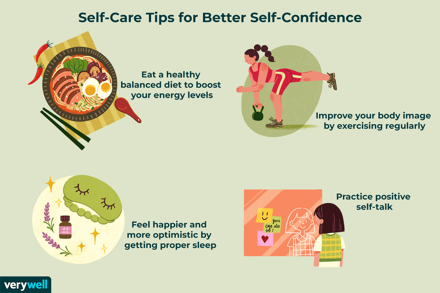 Self-care tips for better confidence